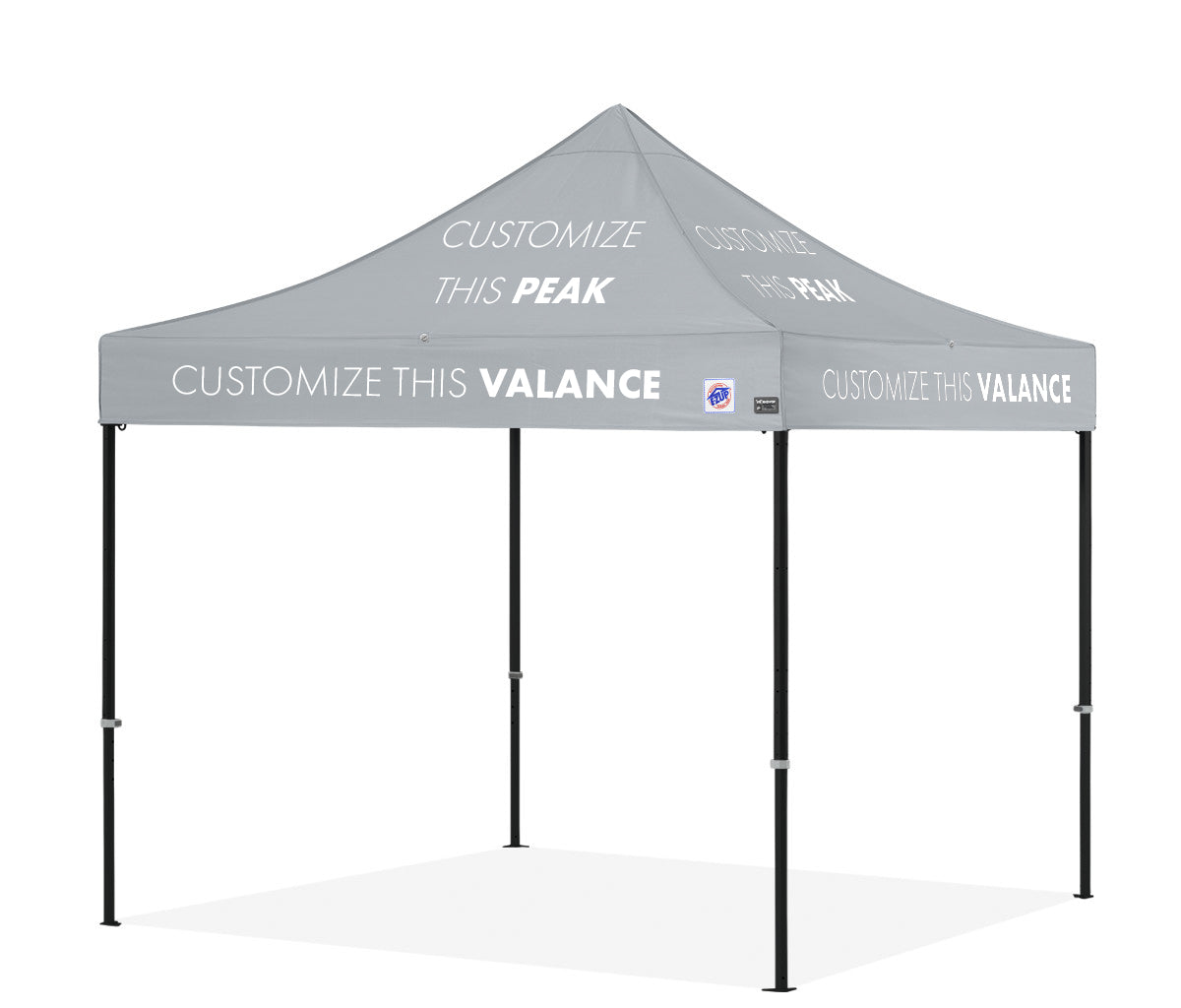 Abri personnalisé Endeavor® 10' x 10'