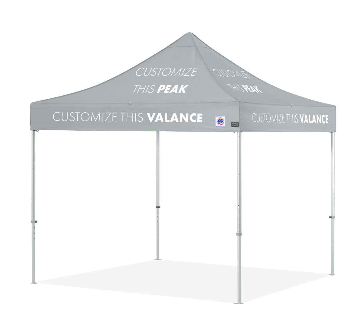 Abri personnalisé Endeavor® 10' x 10'