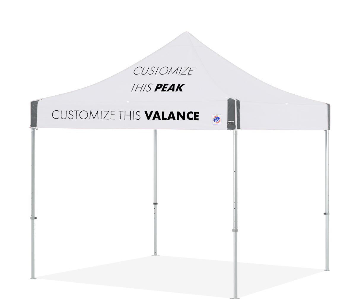 Abri personnalisé Endeavor® 10' x 10'