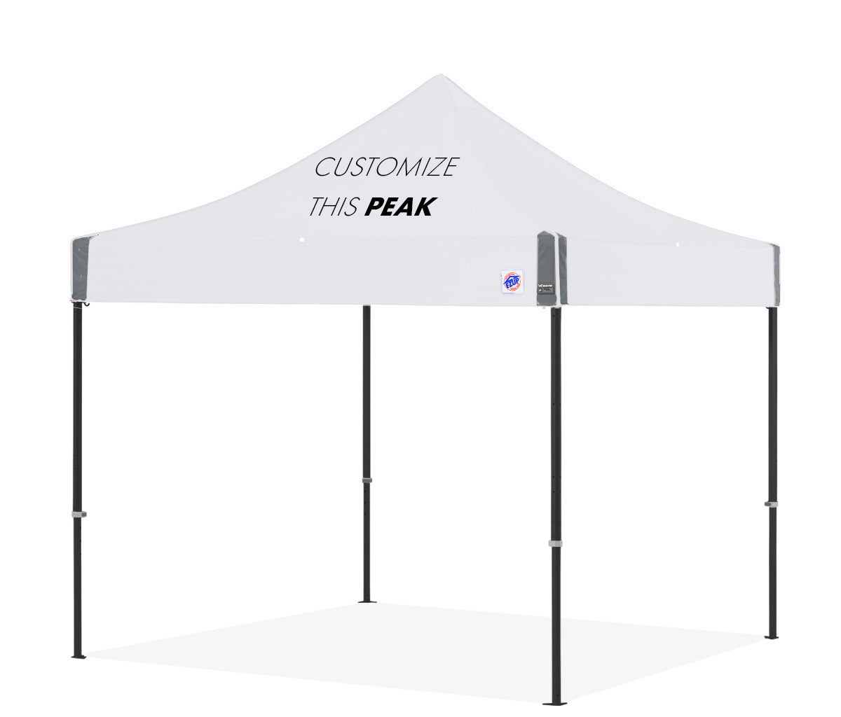 Abri personnalisé Endeavor® 10' x 10'