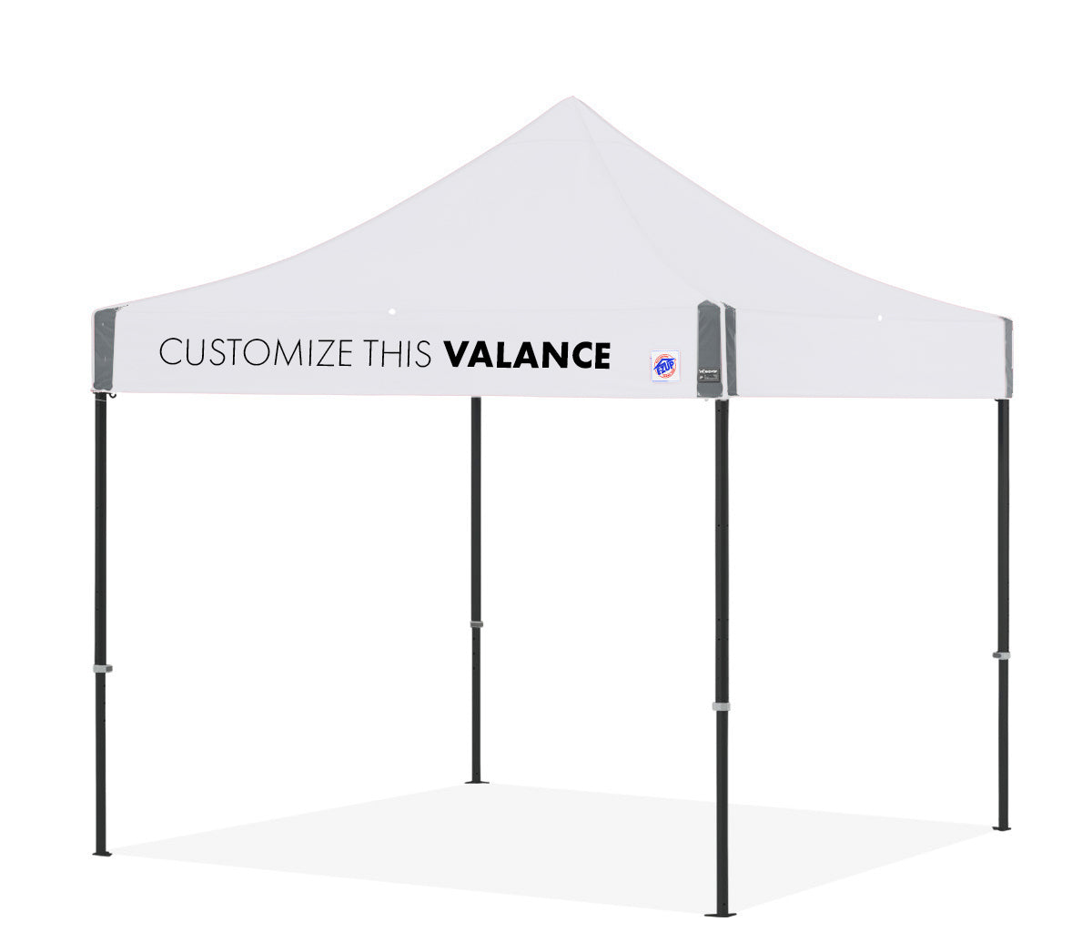 Abri personnalisé Endeavor® 10' x 10'