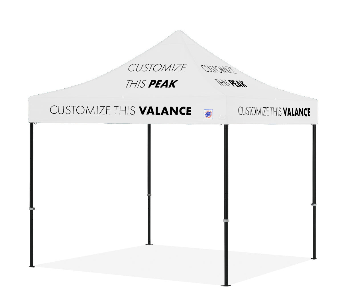 Abri personnalisé Endeavor® 10' x 10'