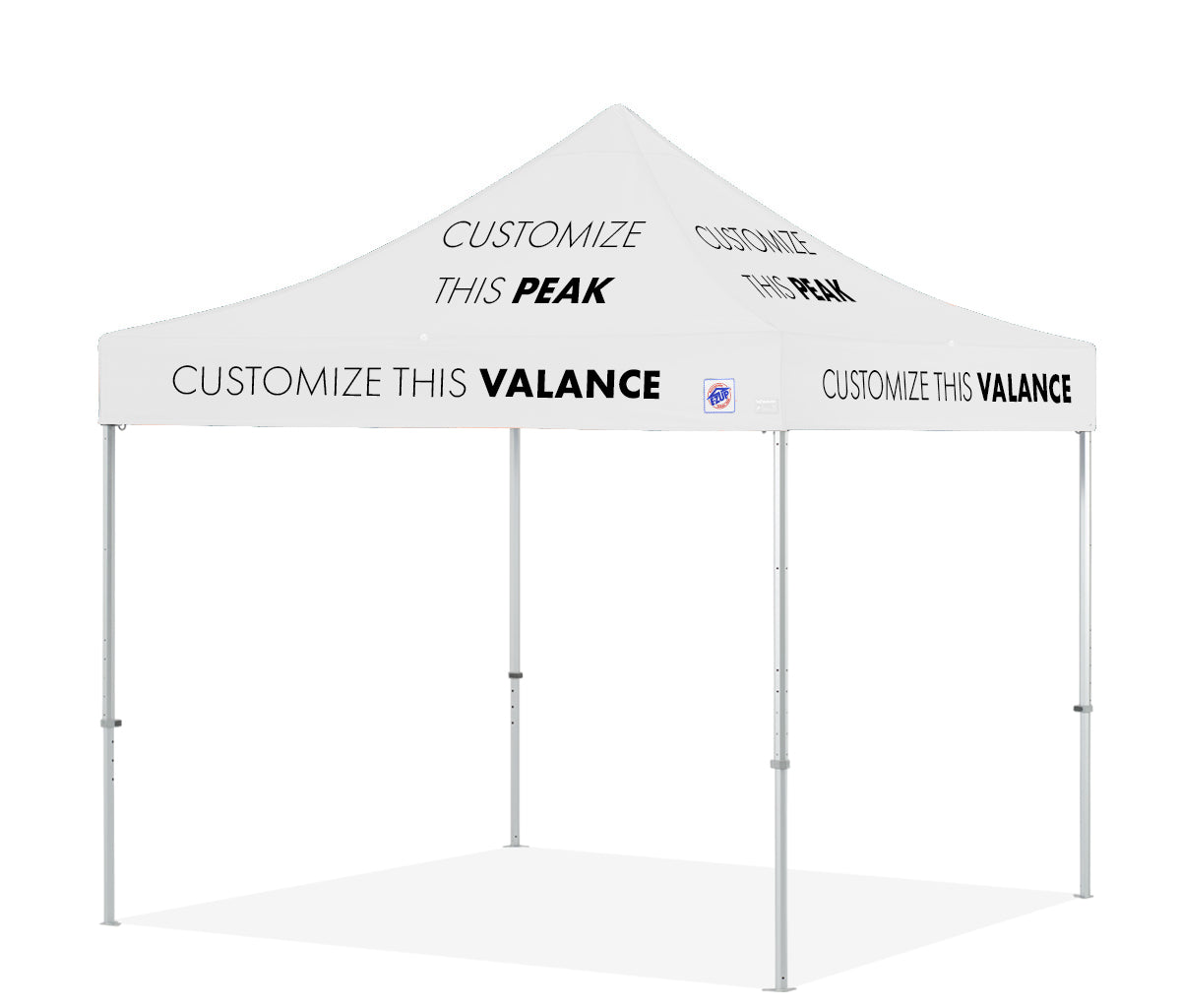 Abri personnalisé Endeavor® 10' x 10'