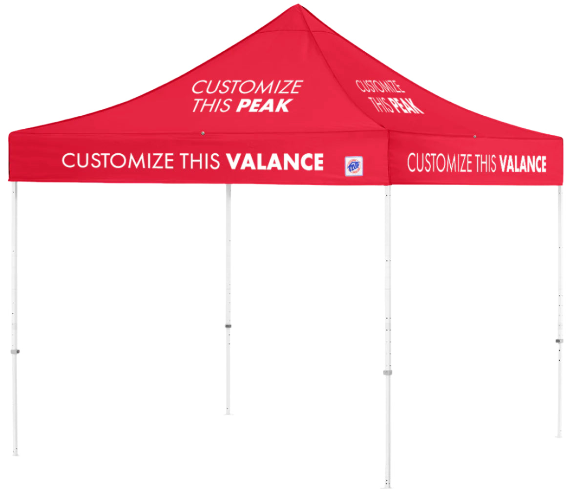 Abri personnalisé Vantage® 10' x 10'