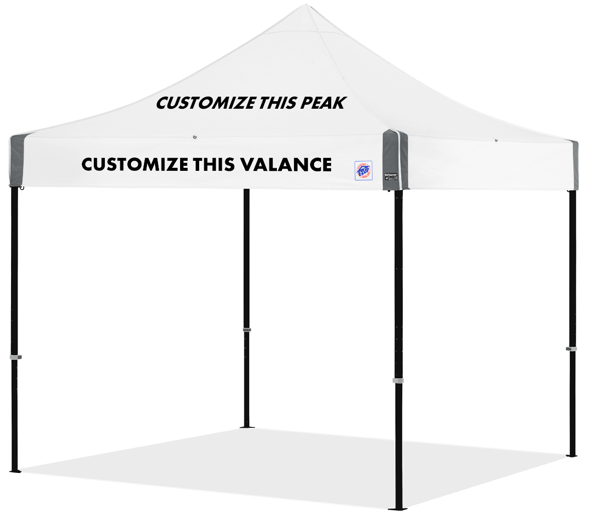 Abri personnalisé Endeavor® 10' x 10'