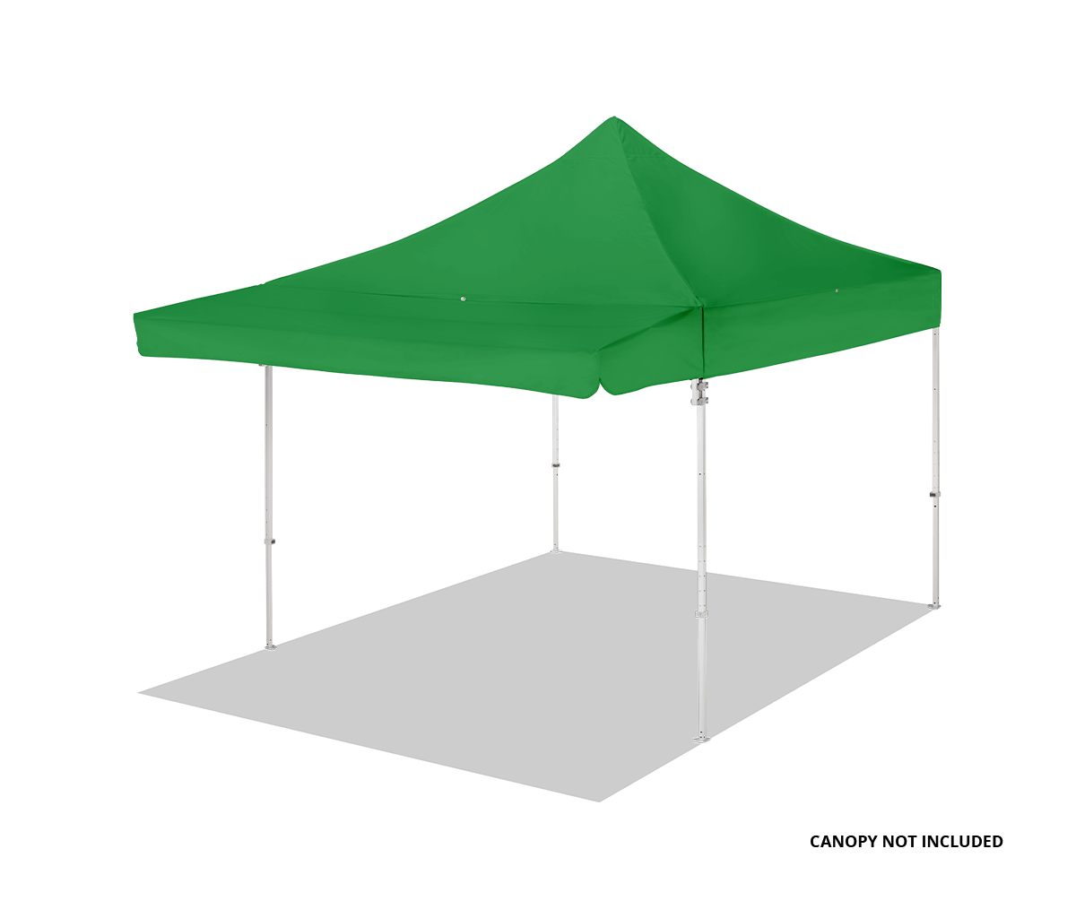 Canopy Awning, 20' Octagonal Leg - Kelly Green