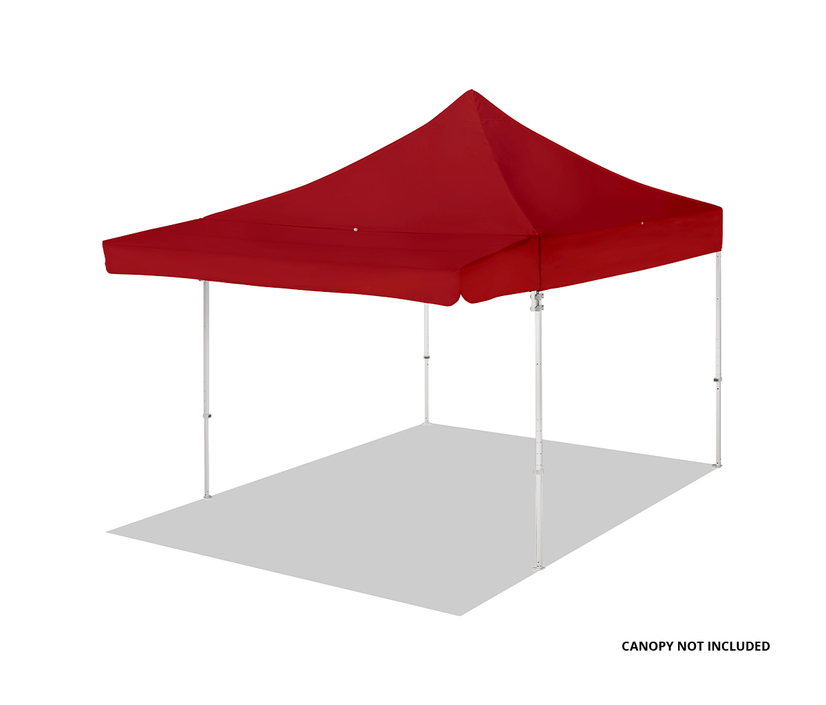 Canopy Awning, 20' Octagonal Leg - Red