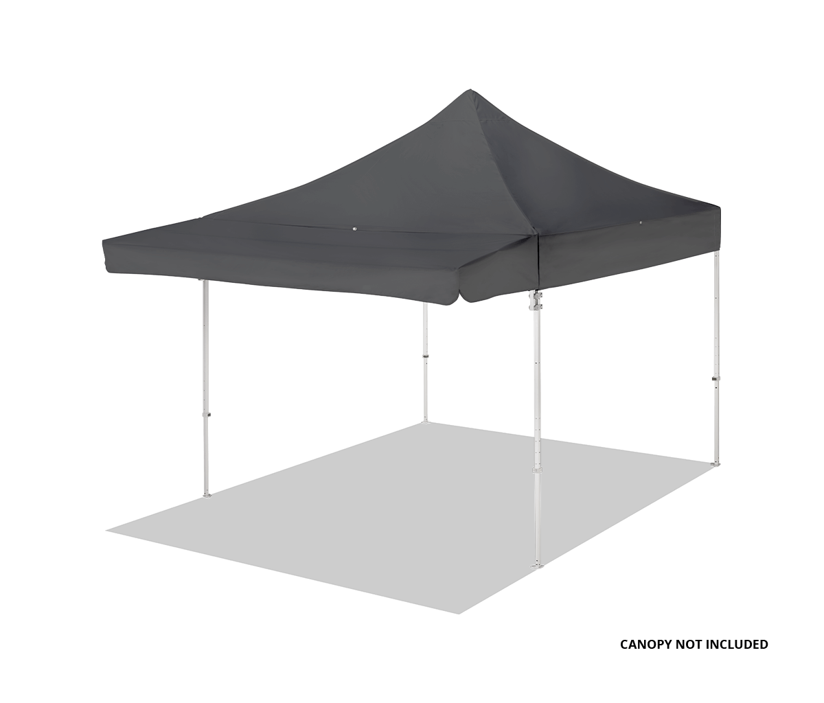 Canopy Awning, 20' Octagonal Leg - Steel Gray