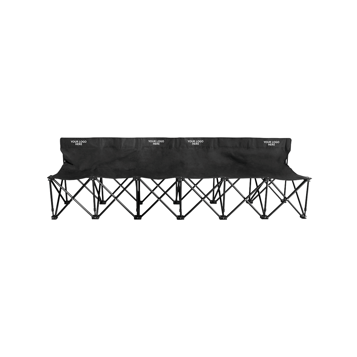 Custom Folding 6 Seat Bench - 4 Print Options