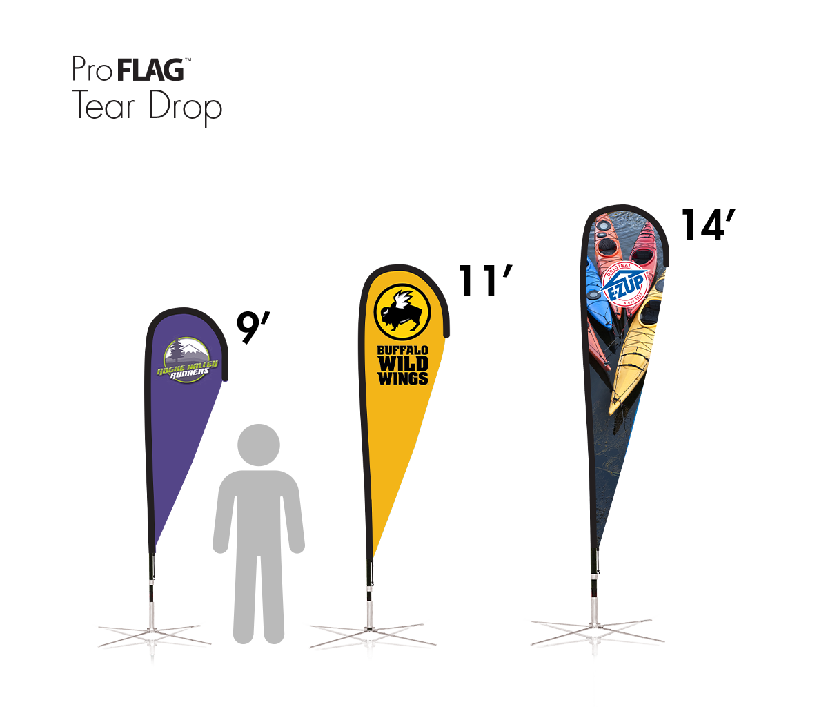 Tear Drop Flag