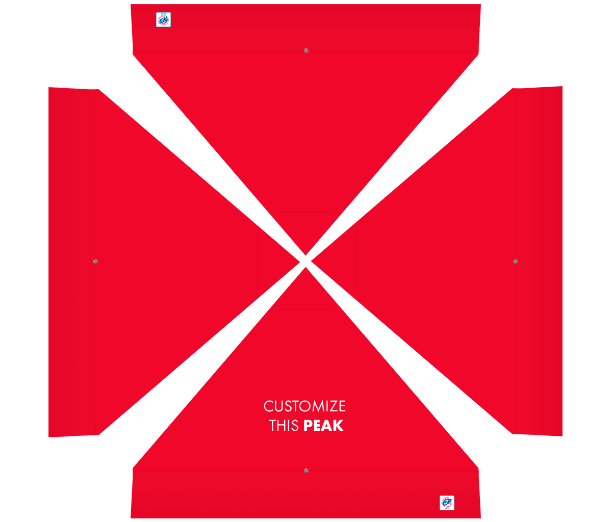 Abri personnalisé Endeavor® Vinyle 10' x 10'