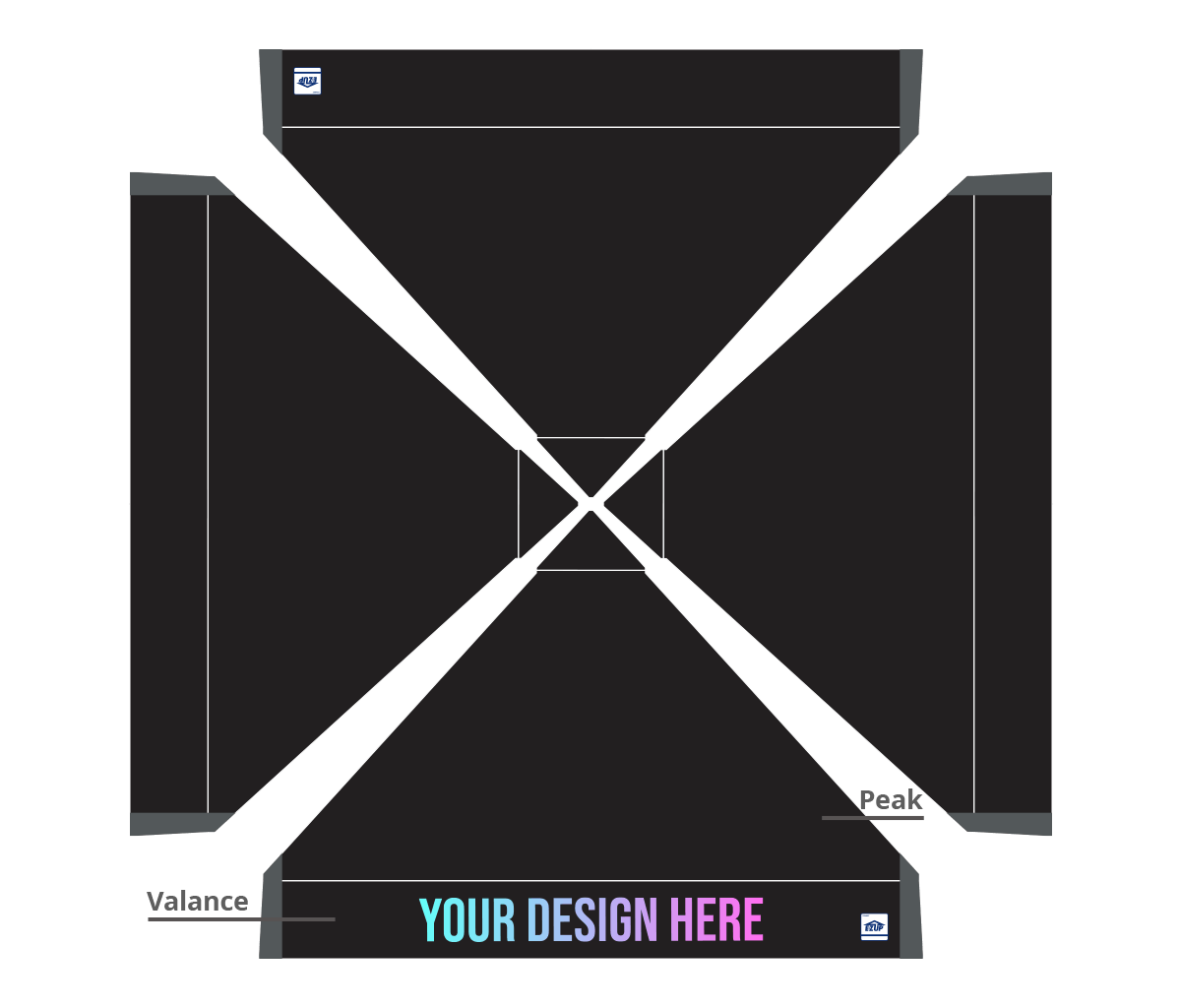 Custom Pyramid™ 10' x 10' Canopy