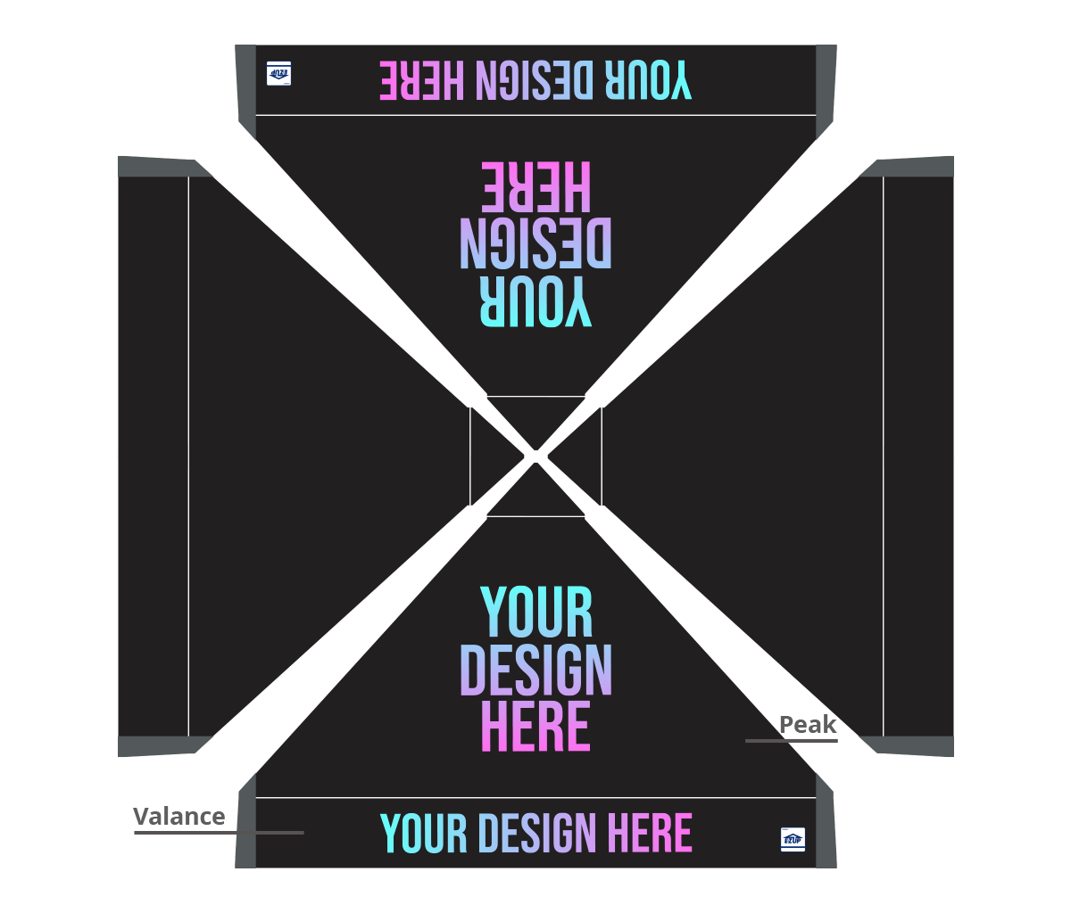Custom Pyramid™ 10' x 10' Canopy
