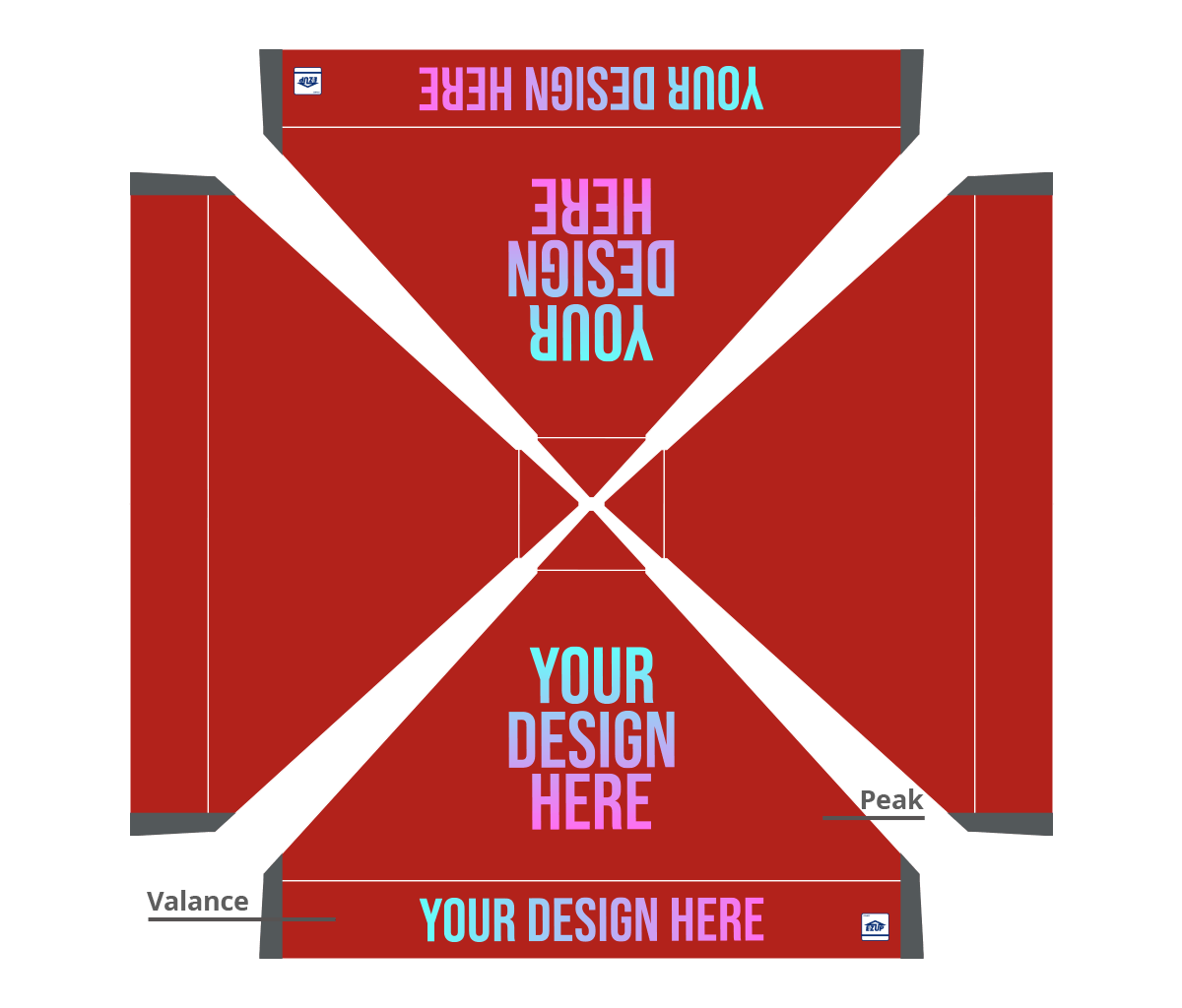 Custom Pyramid™ 10' x 10' Canopy