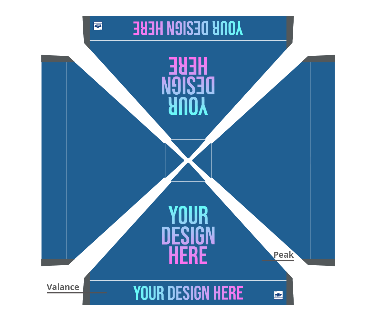 Custom Pyramid™ 10' x 10' Canopy