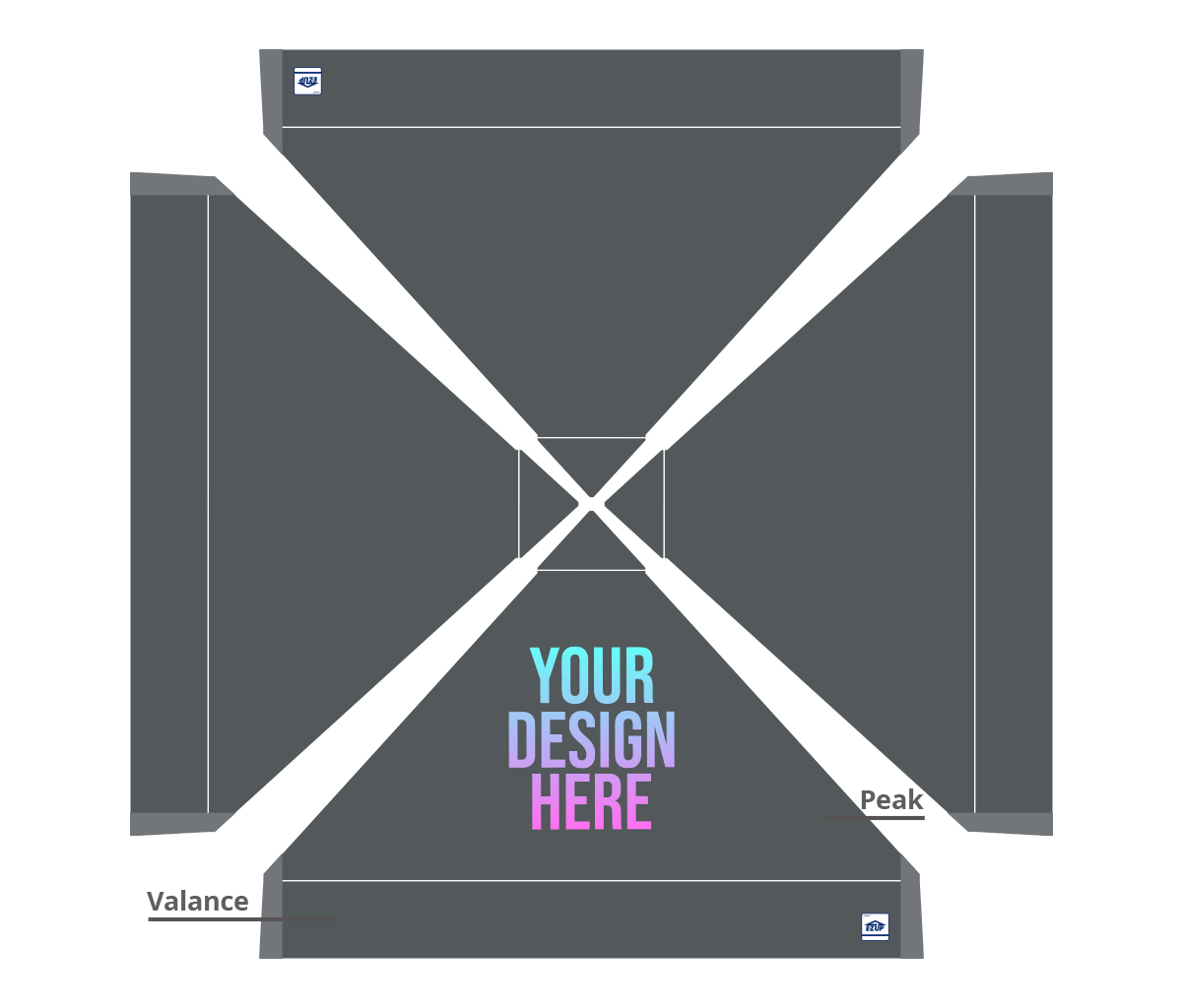 Custom Pyramid™ 10' x 10' Canopy