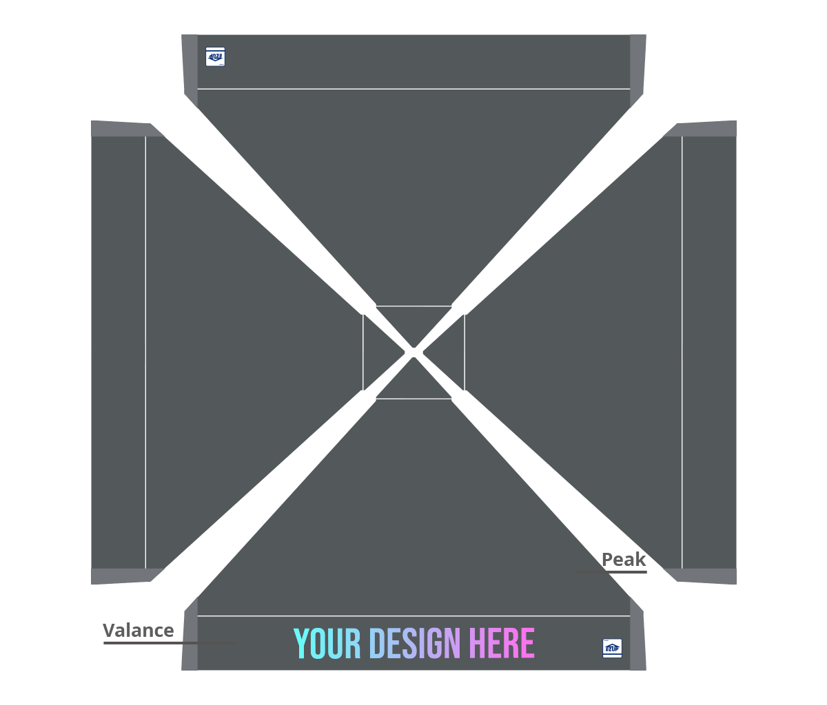 Custom Pyramid™ 10' x 10' Canopy