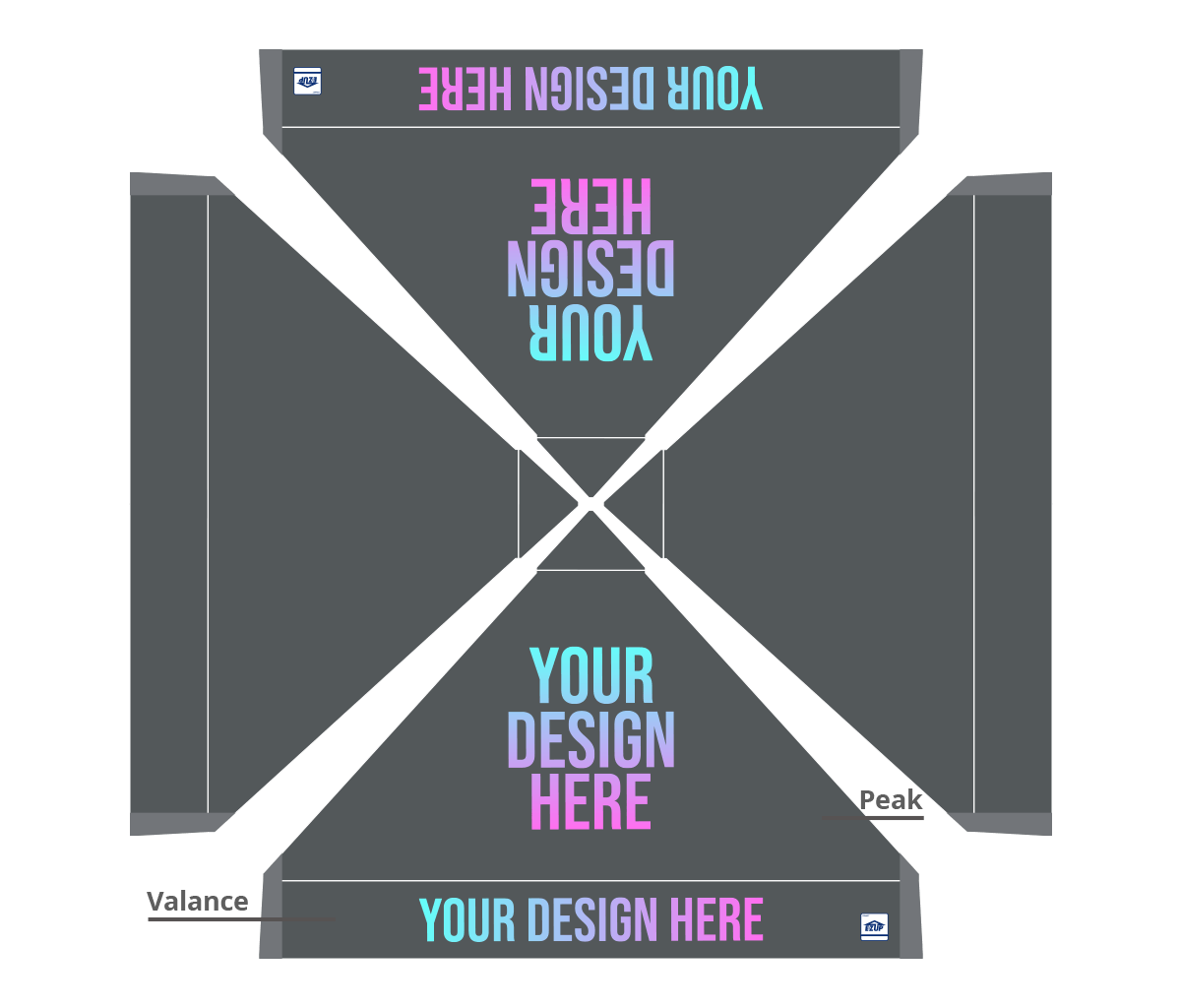 Custom Pyramid™ 10' x 10' Canopy