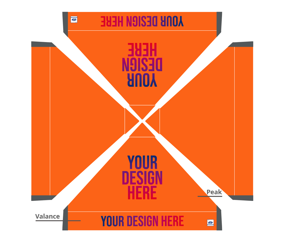 Custom Pyramid™ 10' x 10' Canopy