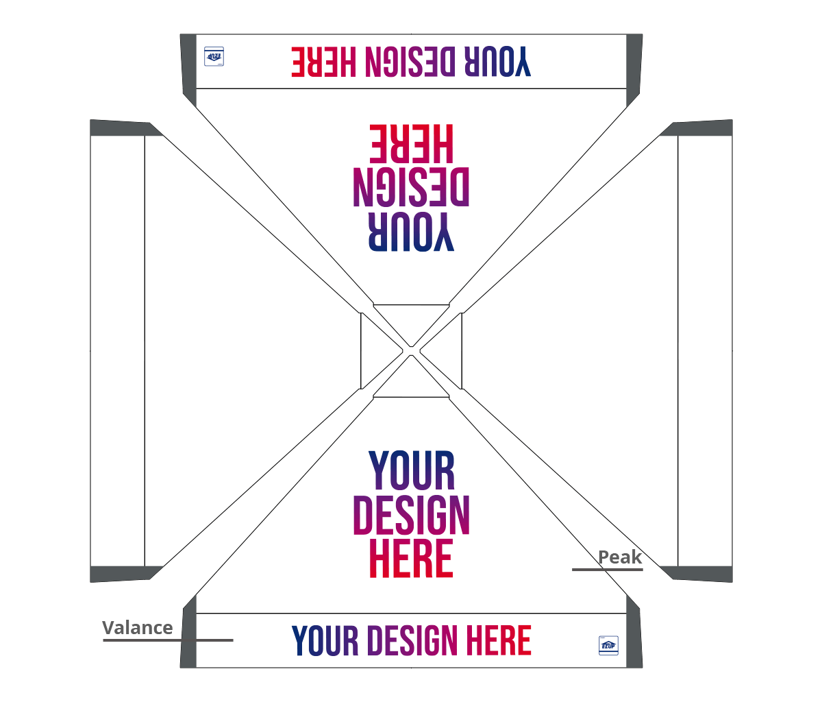 Custom Pyramid™ 10' x 10' Canopy