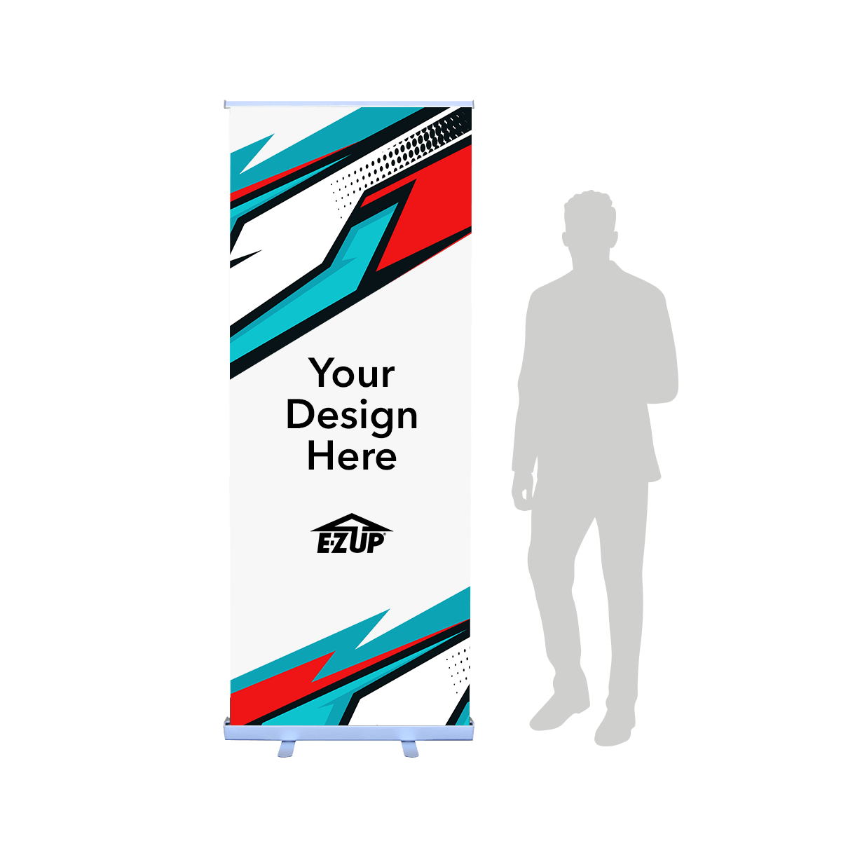 Bannière enroulable 33" x 78"
