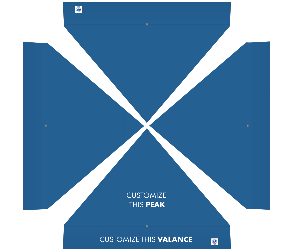 Custom Endeavor® Vinyl 10' x 10' Canopy