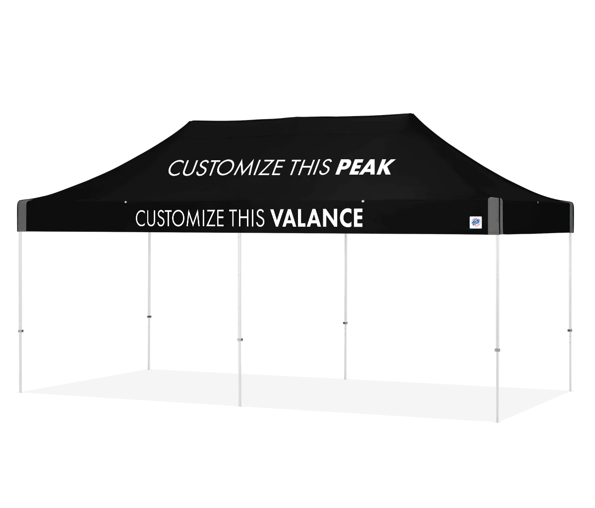 Abri personnalisé Vantage® 10' x 20'