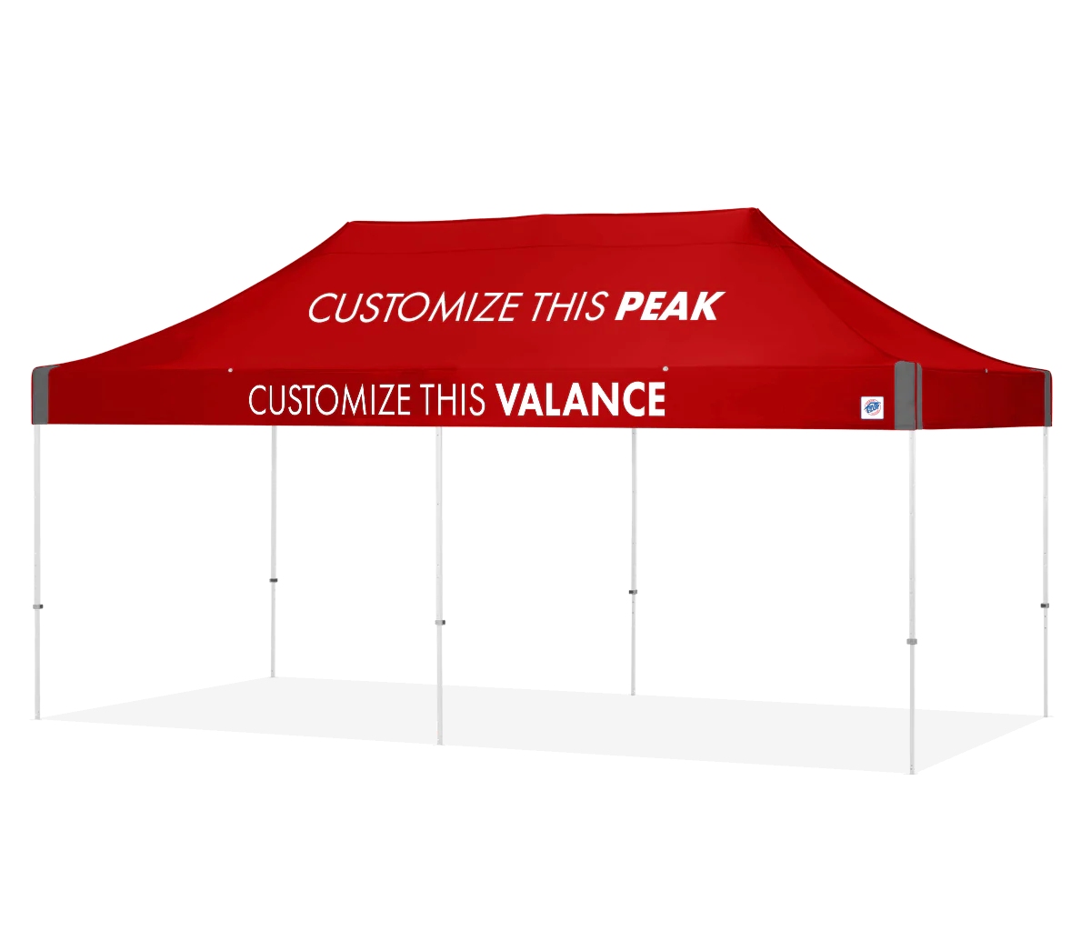 Abri personnalisé Vantage® 10' x 20'