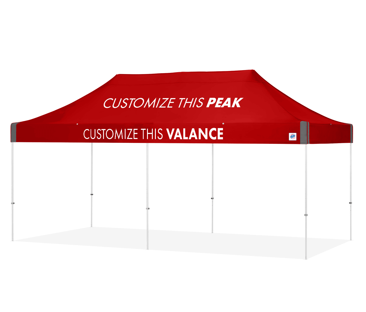 Abri personnalisé Vantage® 10' x 20'