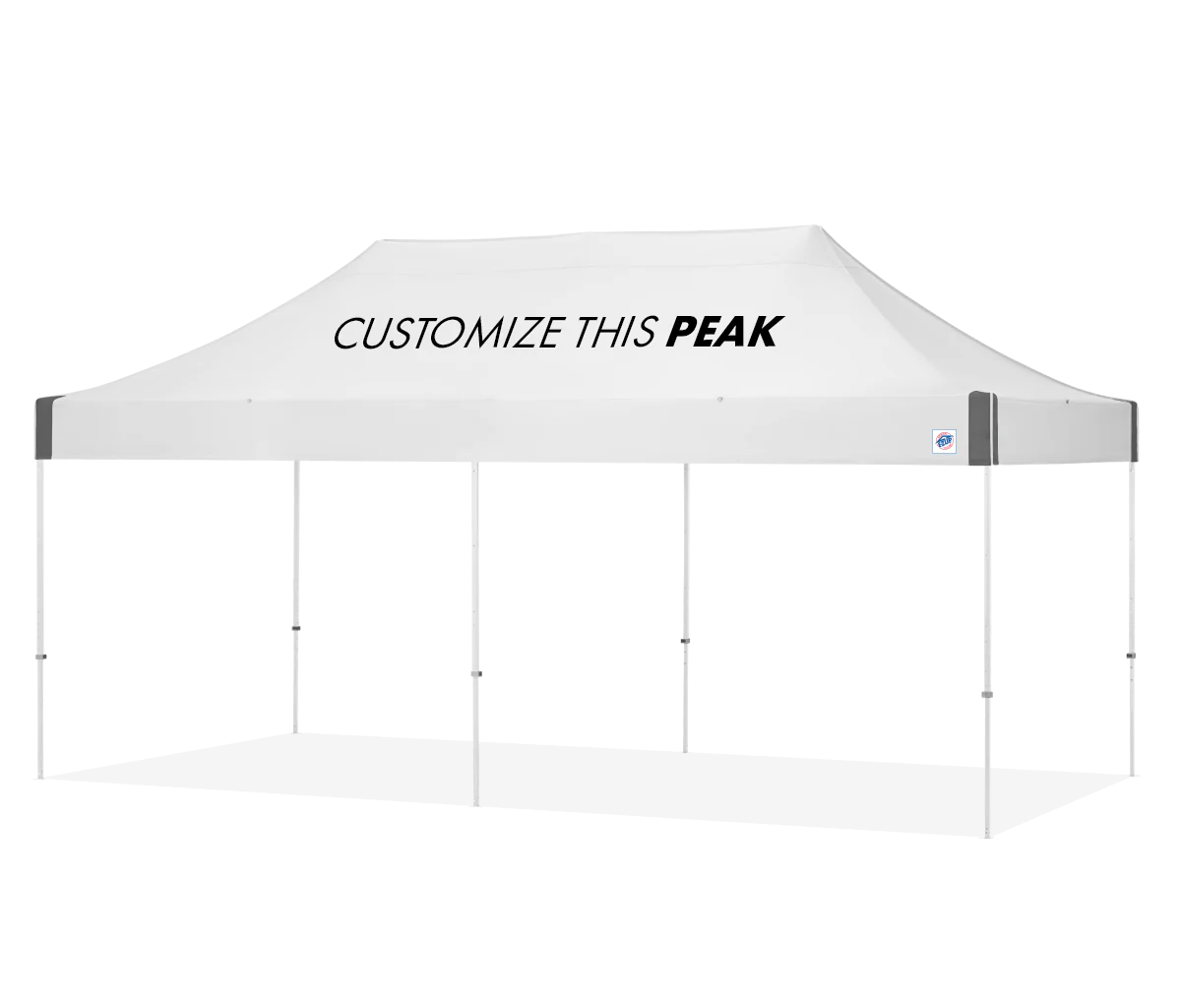 Abri personnalisé Vantage® 10' x 20'