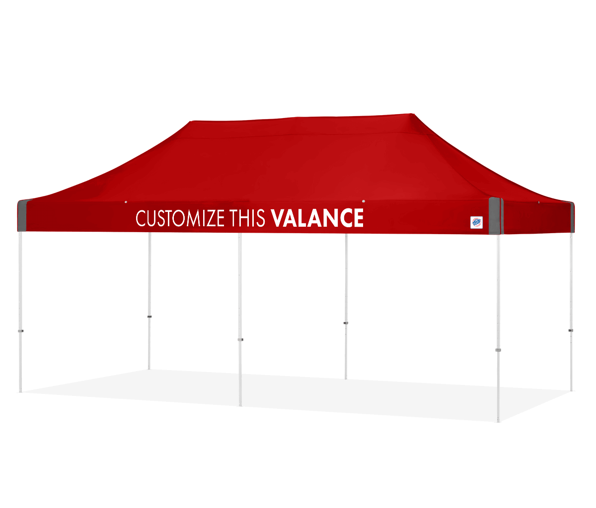 Abri personnalisé Vantage® 10' x 20'
