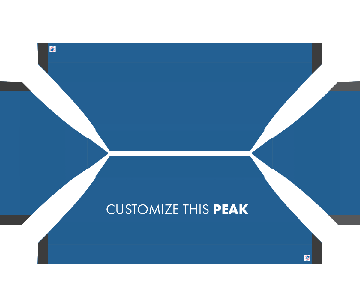 Abri personnalisé Vantage® 10' x 20'