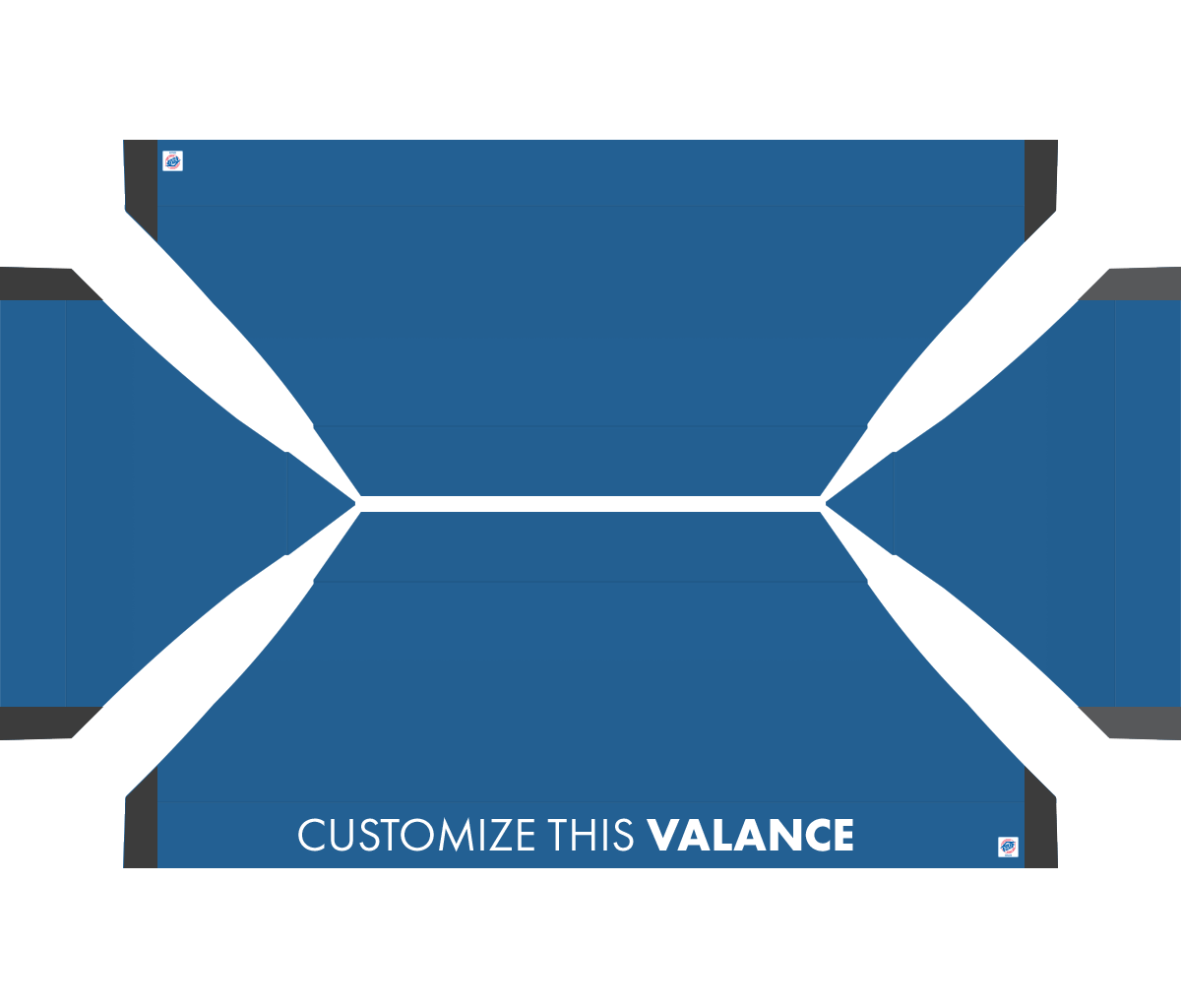 Abri personnalisé Vantage® 10' x 20'