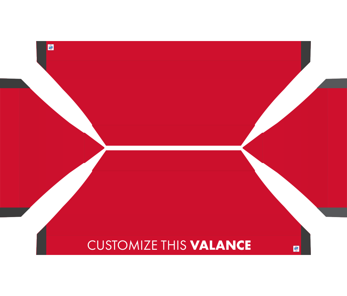 Abri personnalisé Vantage® 10' x 20'