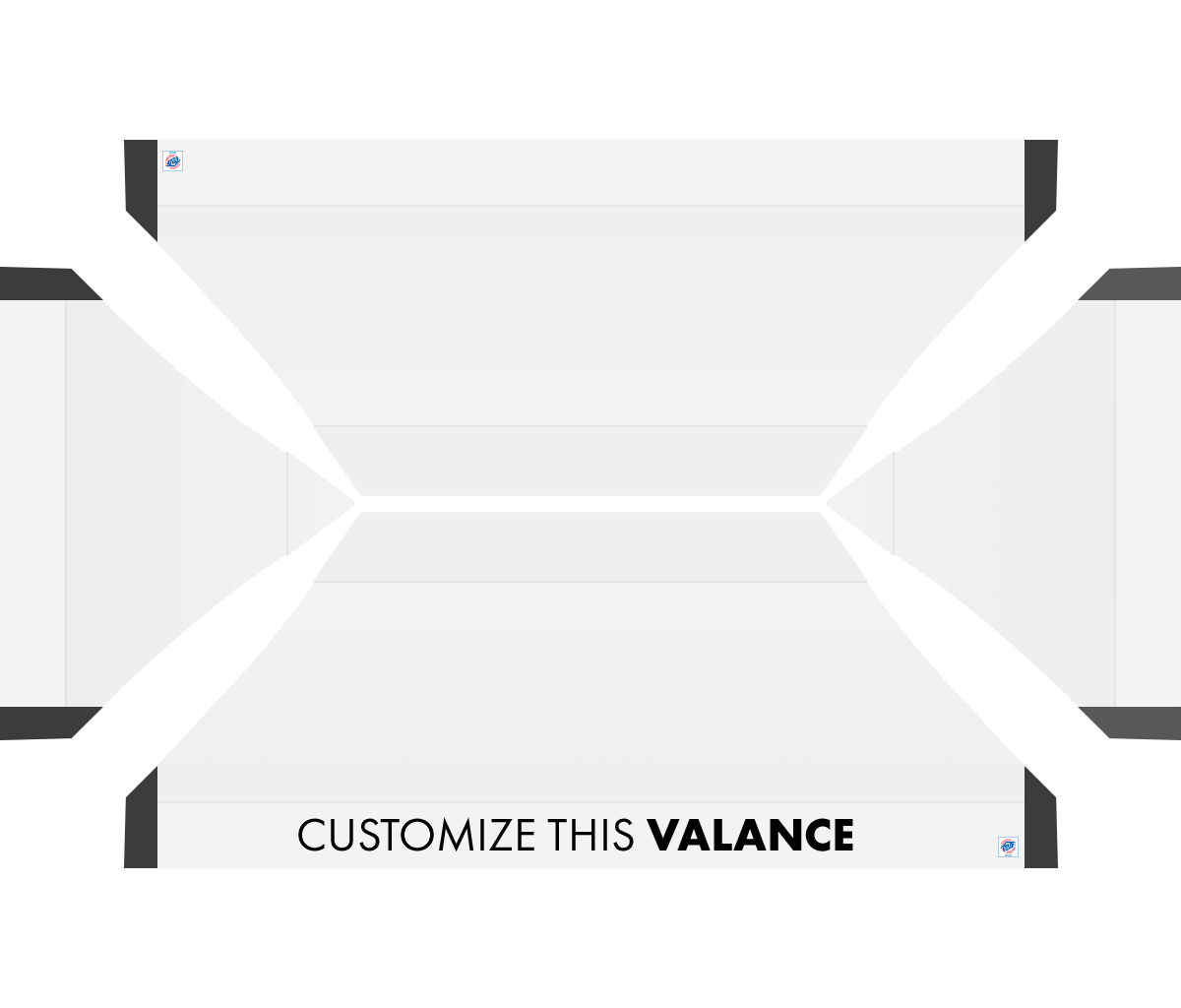 Abri personnalisé Vantage® 10' x 20'