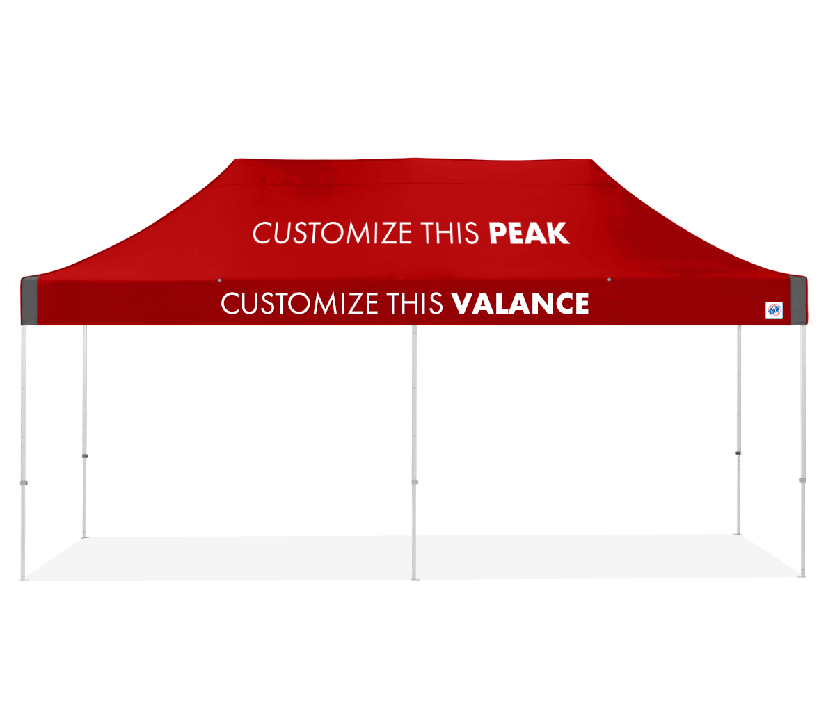 Abri personnalisé Vantage® 10' x 20'