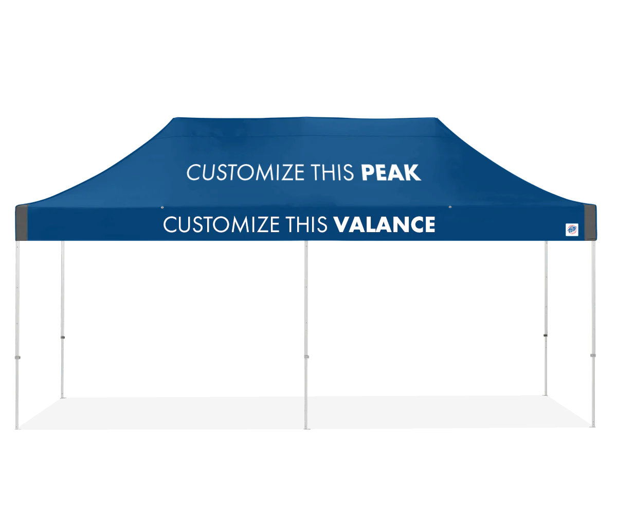 Abri personnalisé Vantage® 10' x 20'