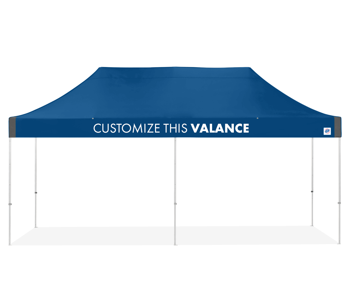 Abri personnalisé Vantage® 10' x 20'