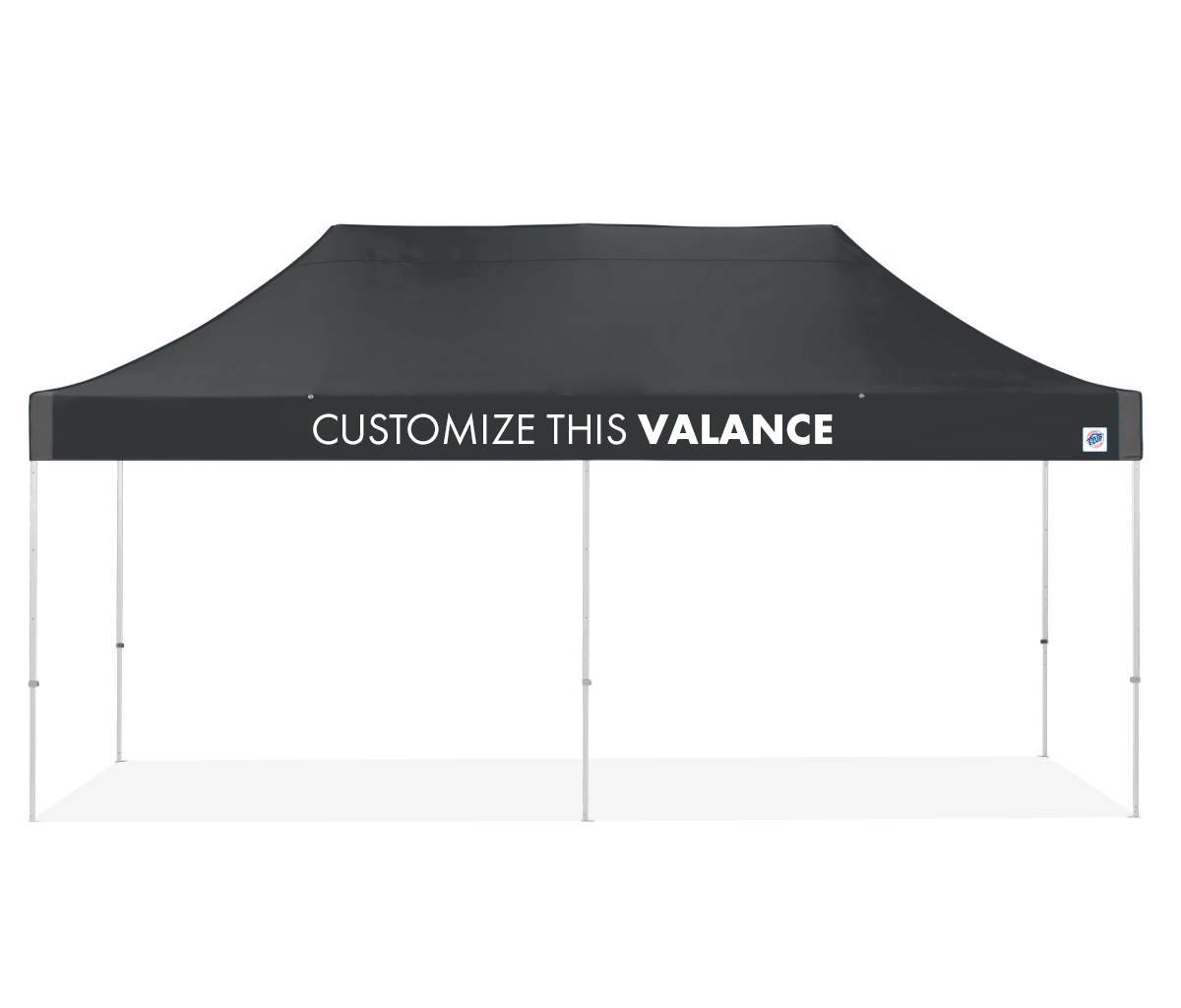 Abri personnalisé Vantage® 10' x 20'