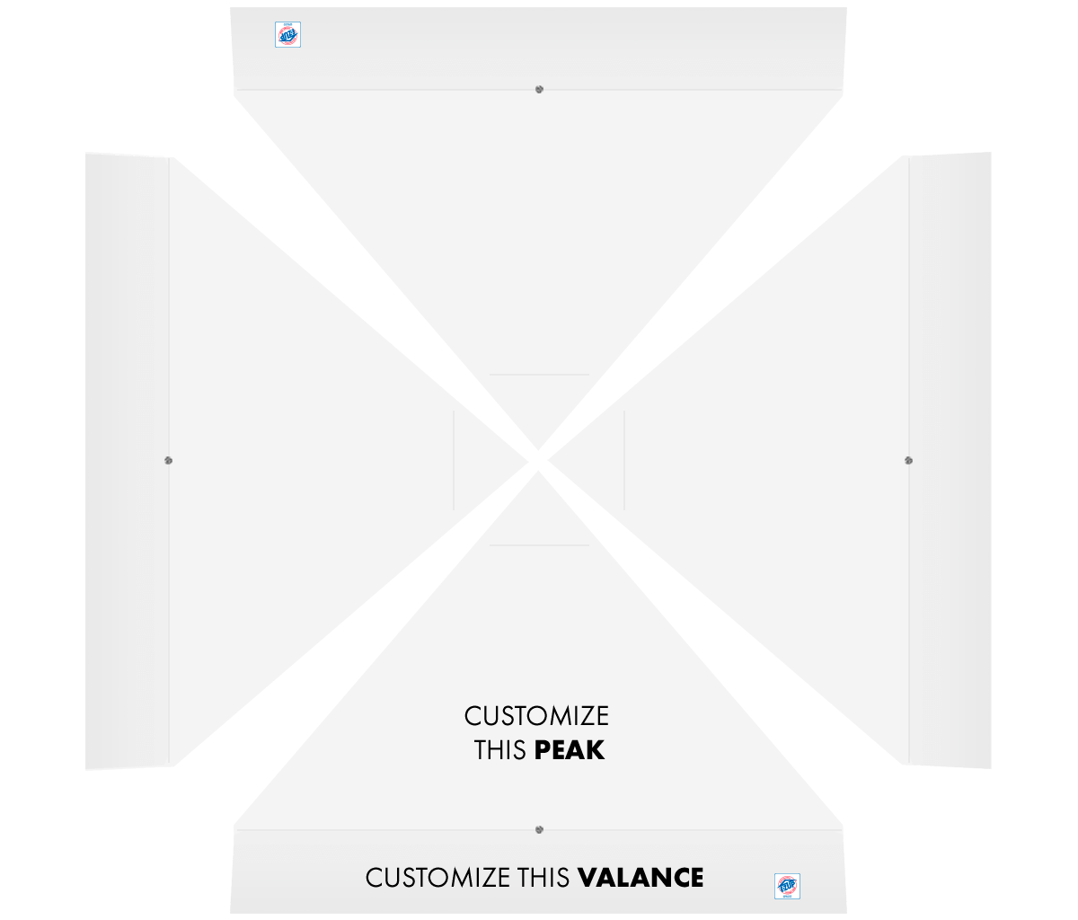 Custom Endeavor® Vinyl 10' x 10' Canopy