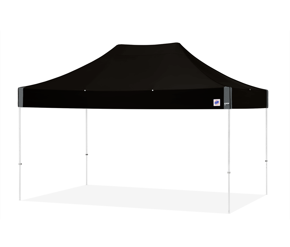 Eclipse, 15'(4.5m) Shelter,White Frame, Black Top