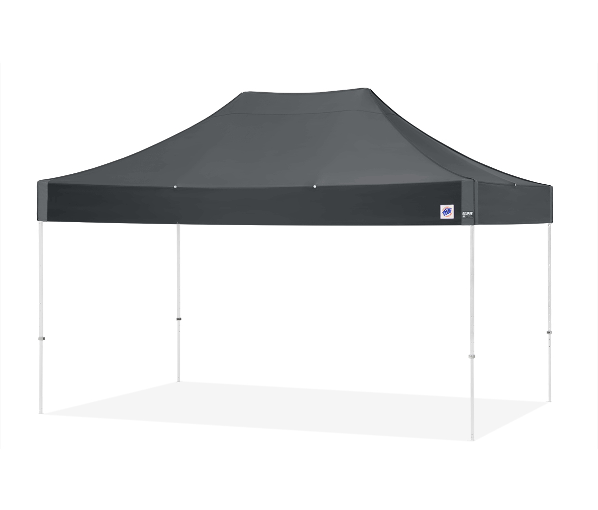Eclipse, 15'(4.5m) Shelter,White Frame, Stl Gray Top