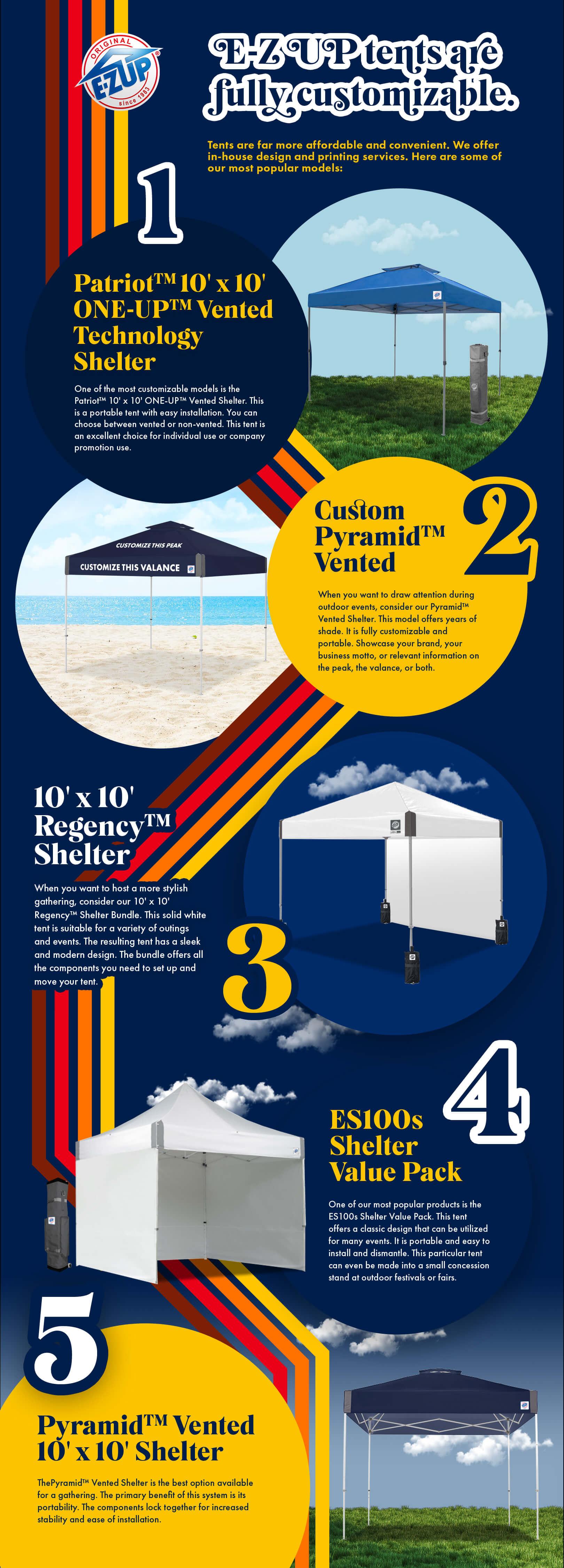 E-Z UP Best Canopy Tents