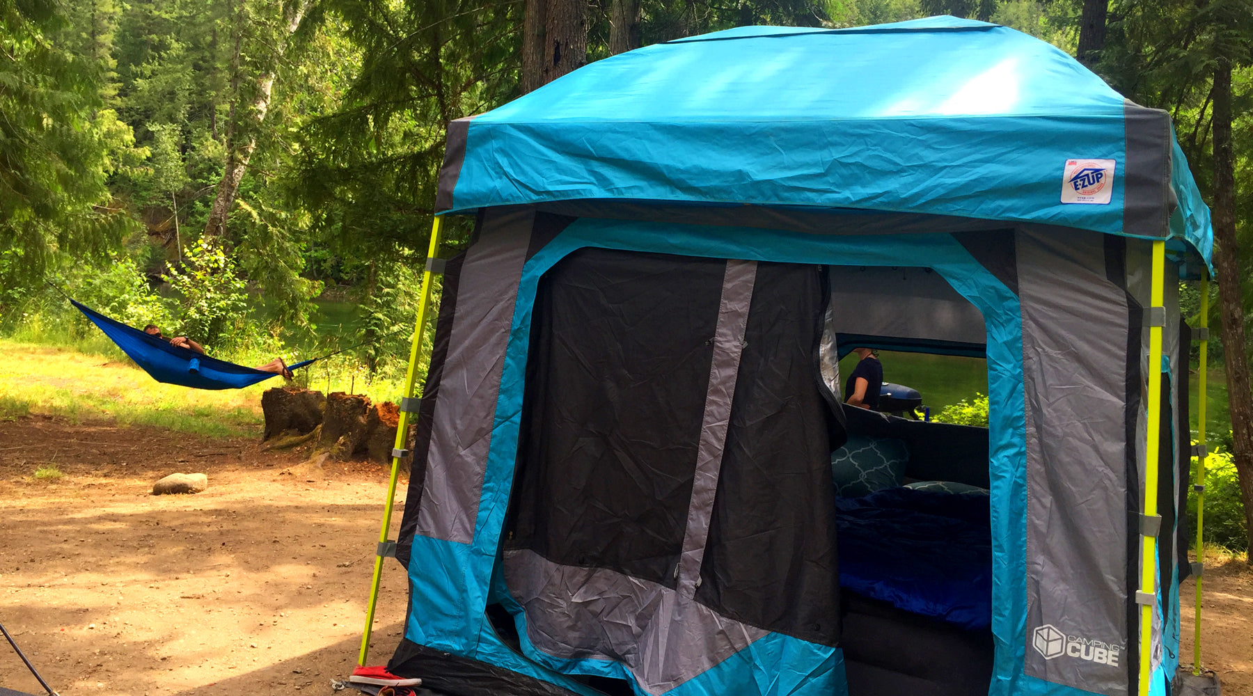 Family Camping Trips with E-Z UP Camping Tents and Accessories
