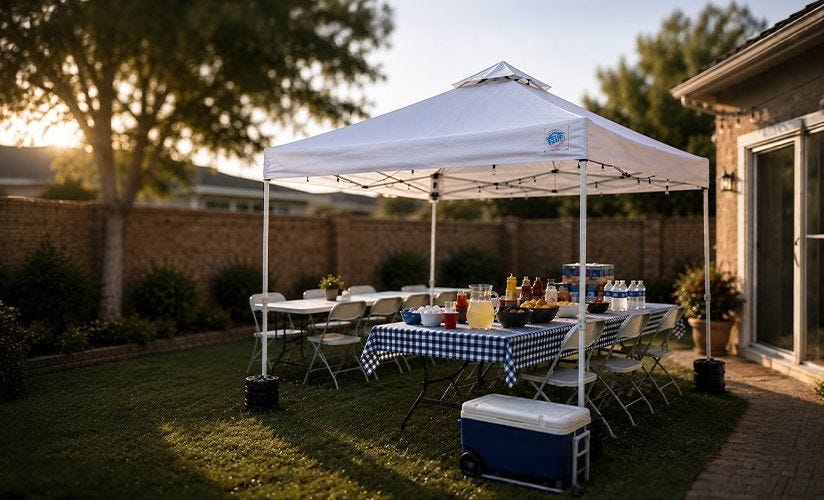How to Set Up a Canopy Tent in Your Backyard: Basic Steps and Stability Tips