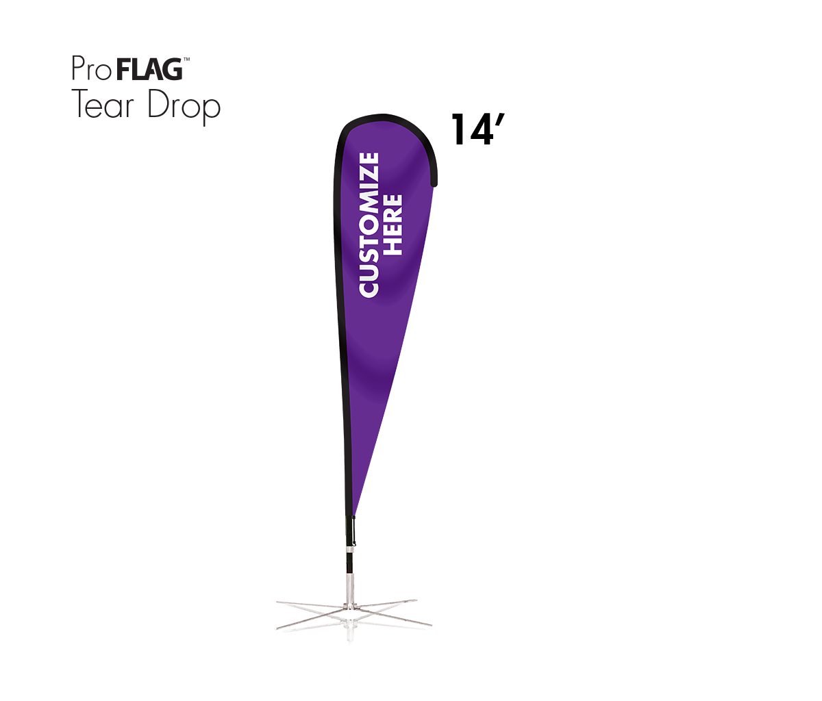 Drapeau Tear Drop