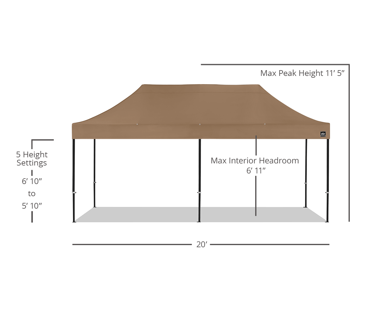 Endeavor® 10' x 20' Canopy
