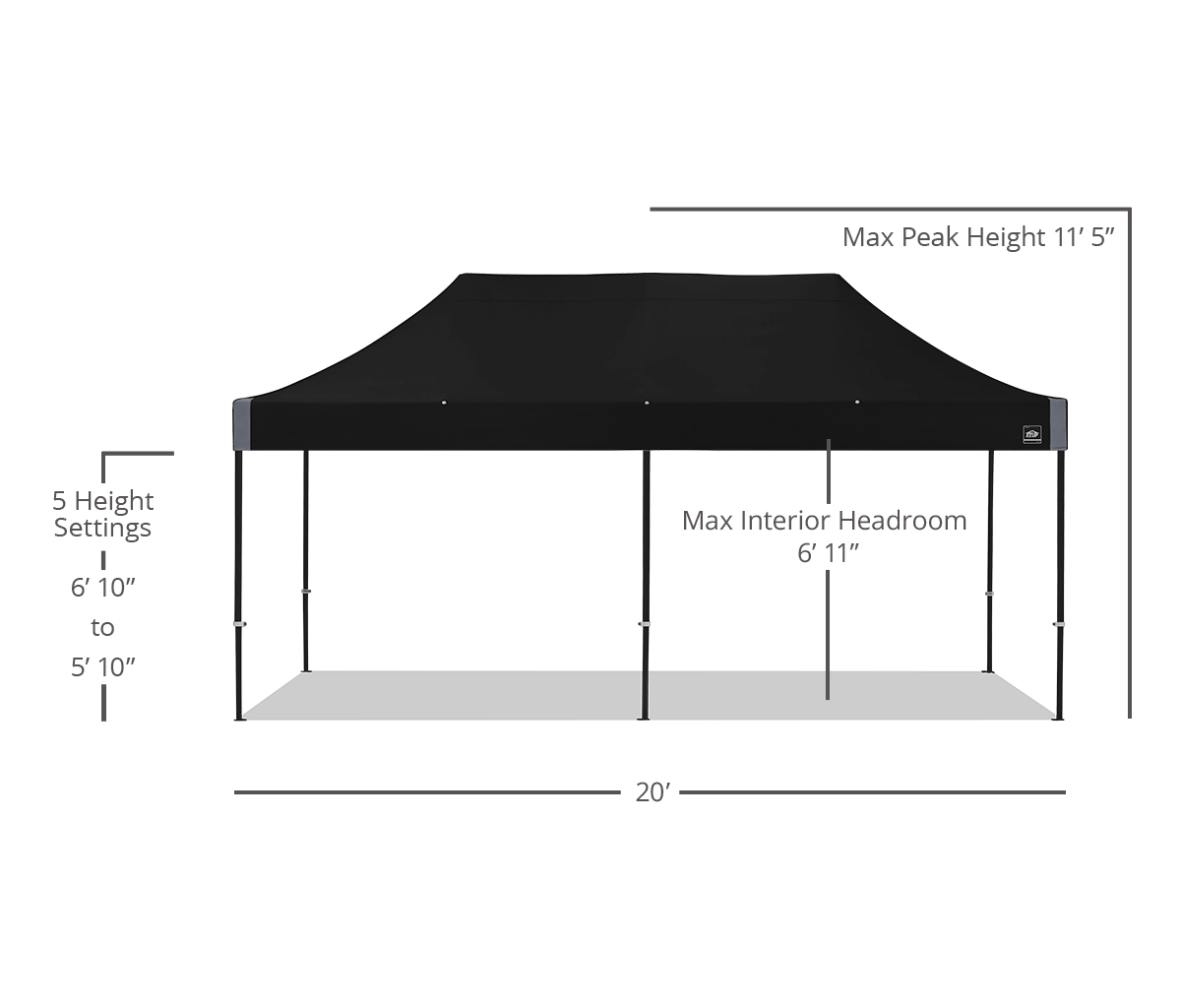 Endeavor® 10' x 20' Canopy