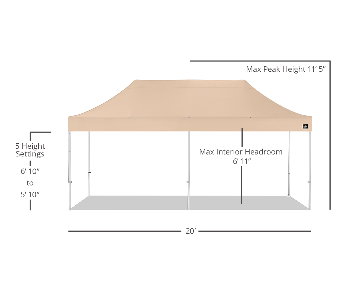 Endeavor® 10' x 20' Canopy