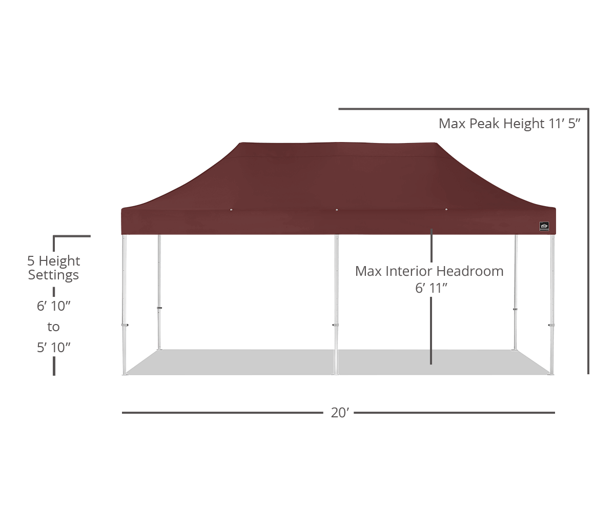 Endeavor® 10' x 20' Canopy